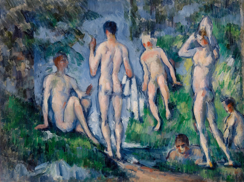 Yüzücü Grubu - Paul Cézanne