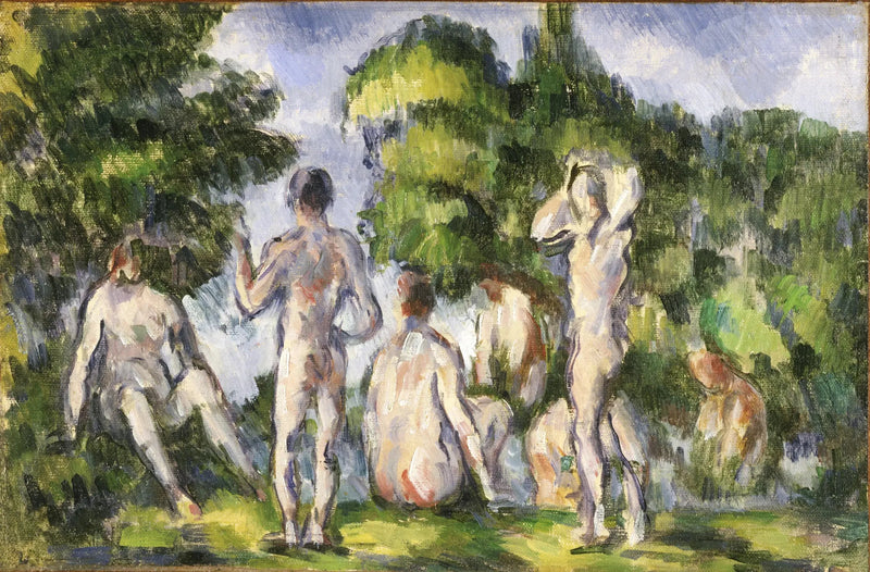 Yüzücü Grubu - Paul Cézanne