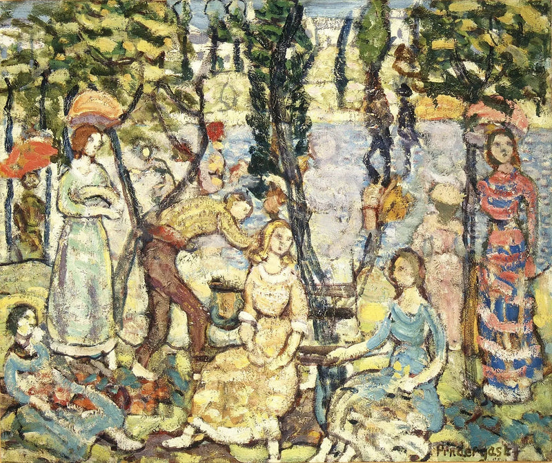 Figürler Grubu - Maurice Prendergast