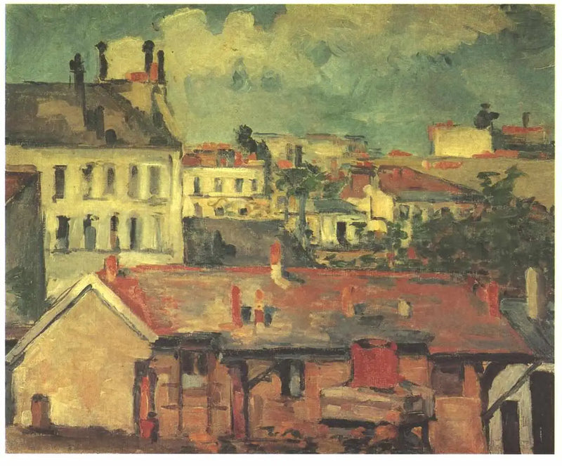Ev Grubu – Çatılar - Paul Cézanne