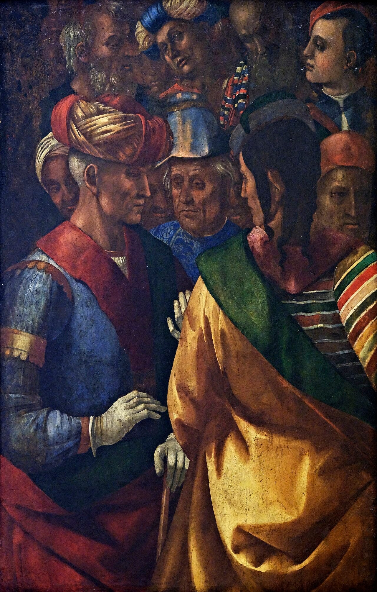 Groupe de quinze personnages - Luca Signorelli