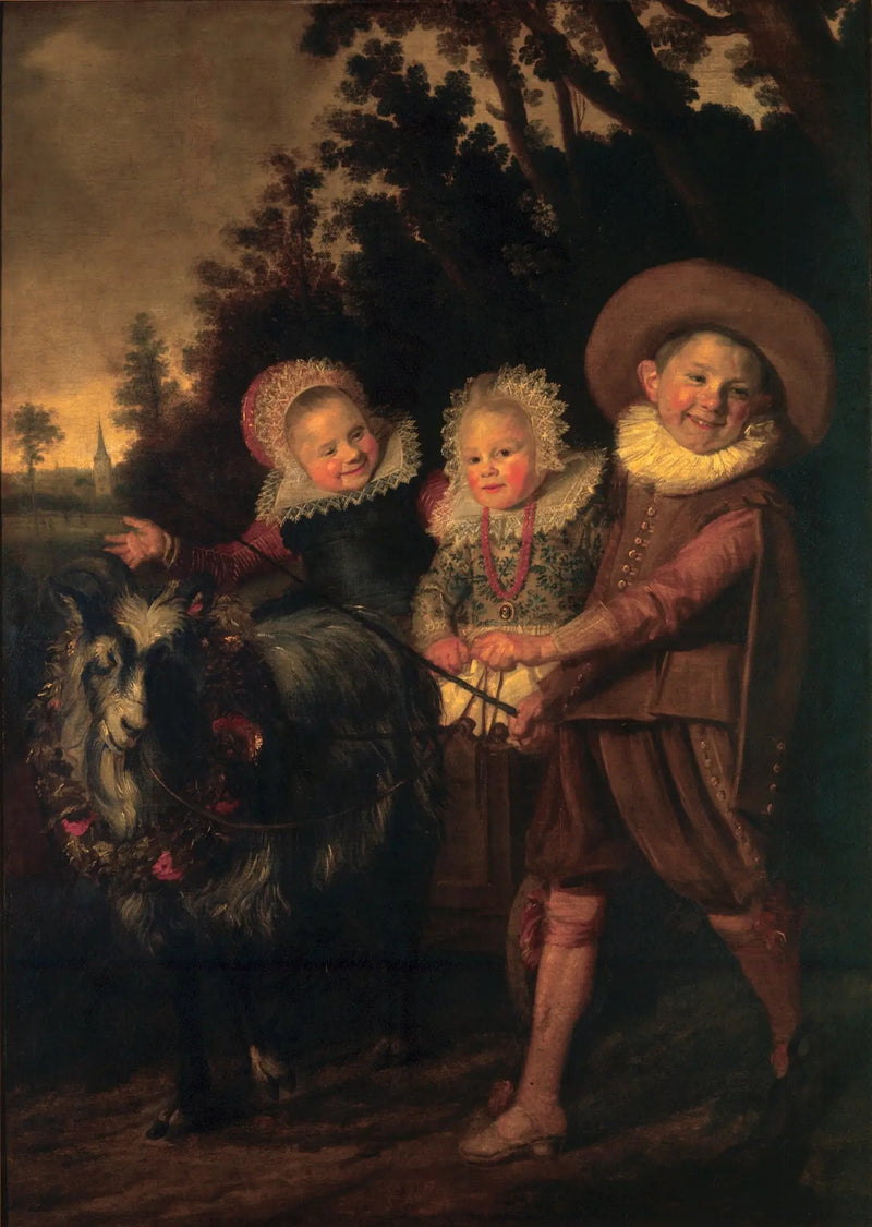 Üç çocuk grubu (parça) - Frans Hals