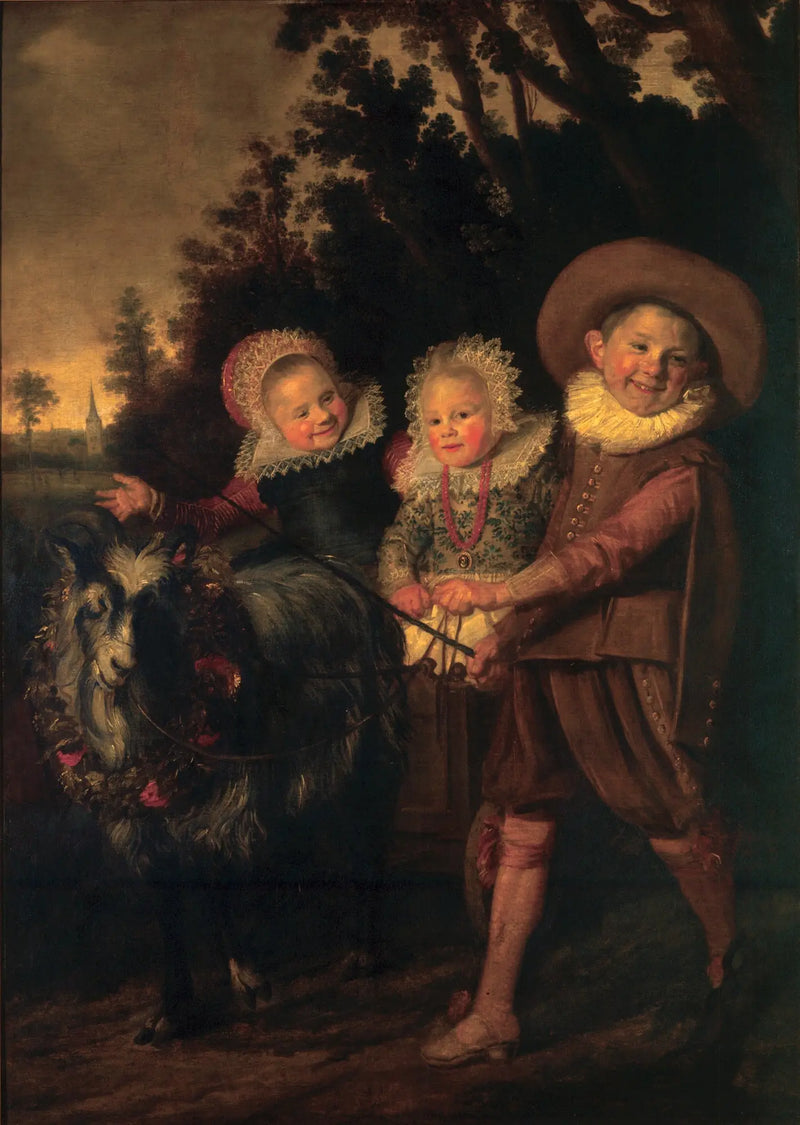 Üç çocuk grubu (parça) - Frans Hals