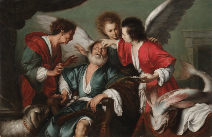 La guérison de Tobie - Bernardo Strozzi