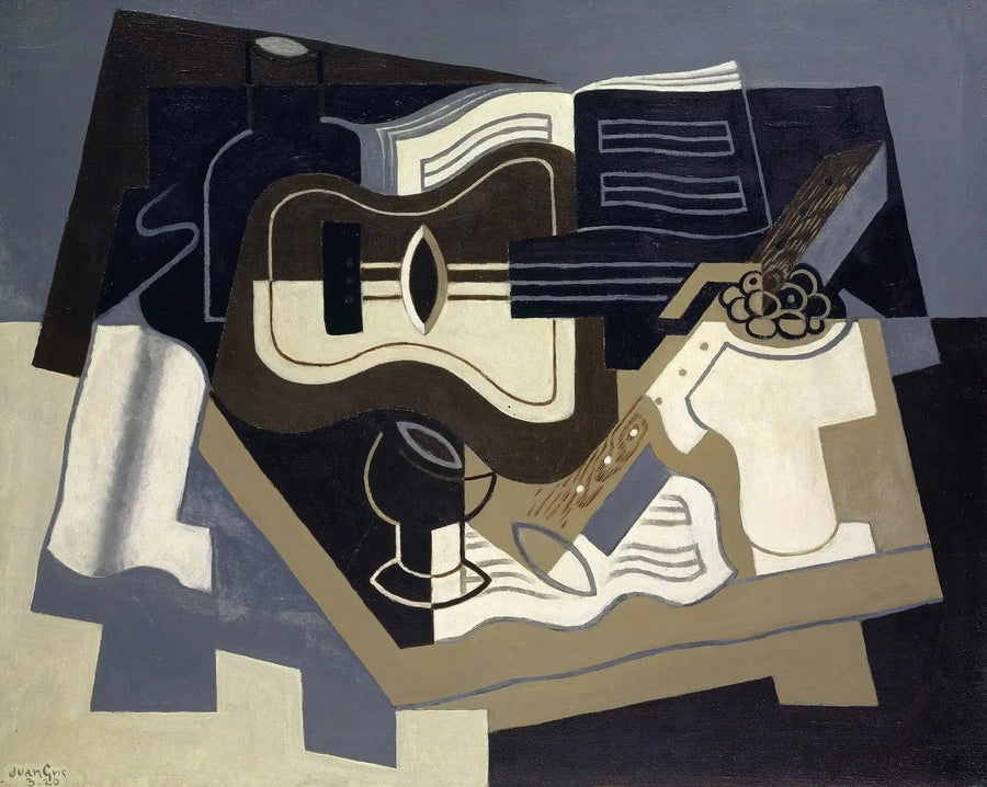 Gitar ve klarnet - Juan Gris