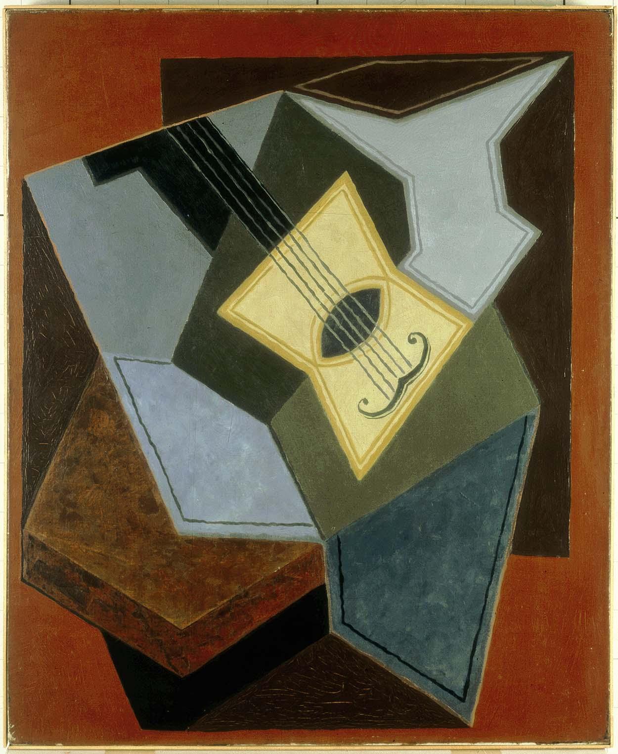 Guitare et coupe de fruits - Juan Gris