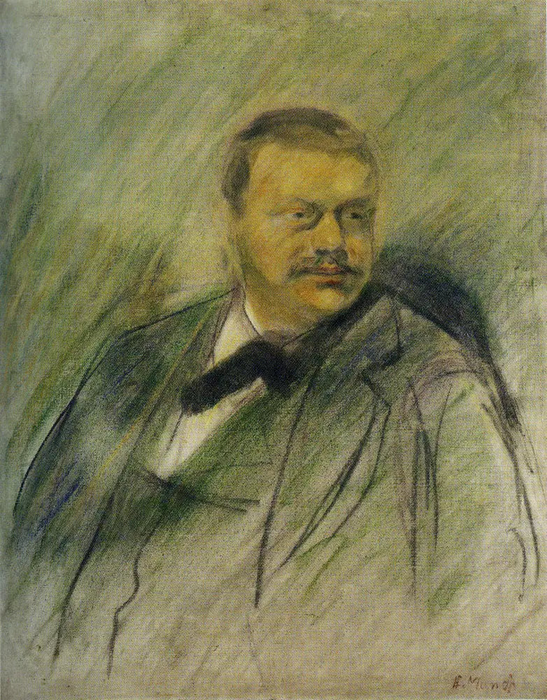 Reproduction du tableau « Gunnar Heiberg - Edvard Munch » par Alpha Reproduction en peinture à l’huile