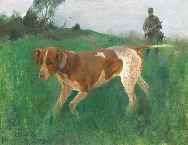Gustaf Kolthoff chasse - Bruno Liljefors