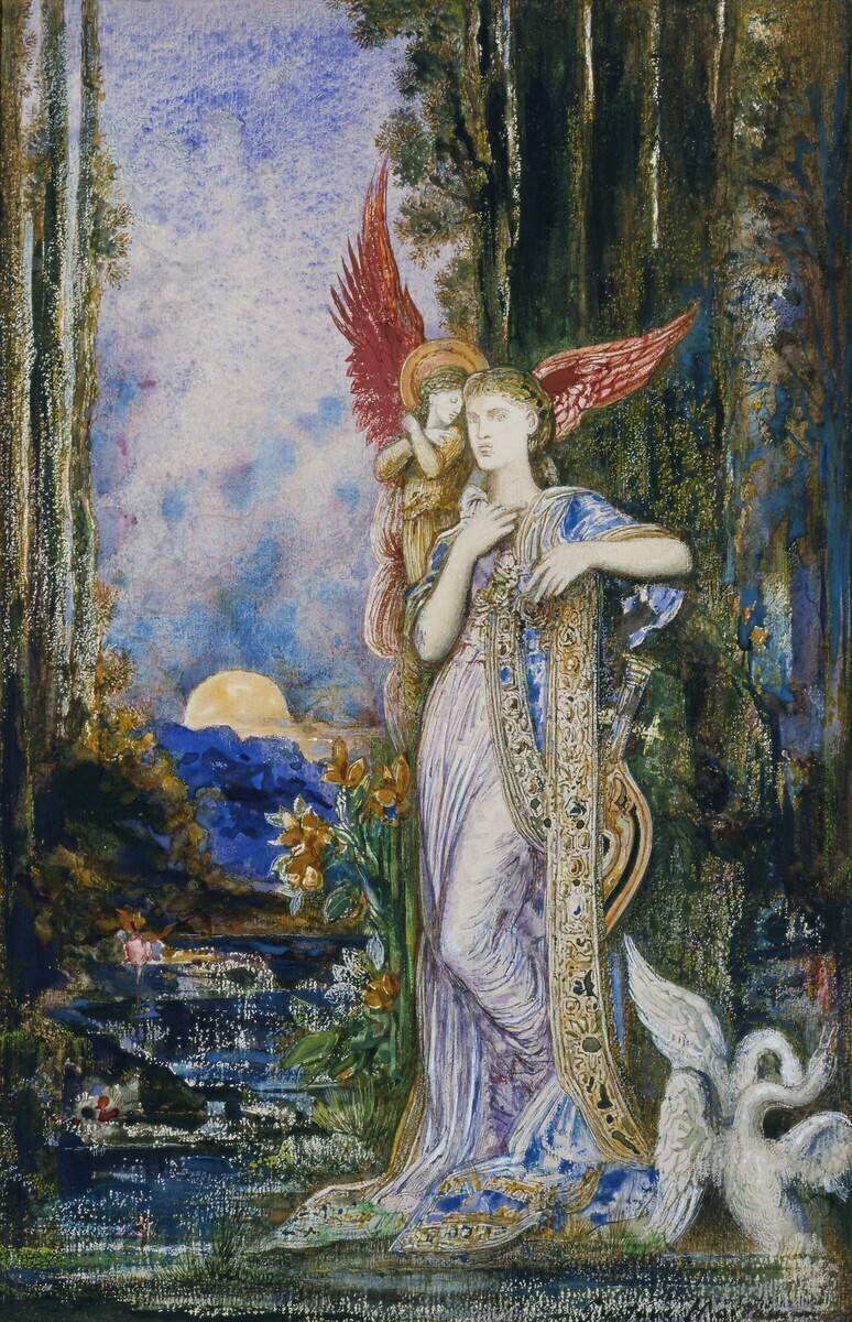 L’Inspiration, peinture de Gustave Moreau