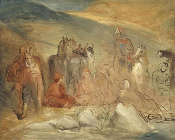 Spahi Çeşmesi Yakınında - Théodore Chassériau