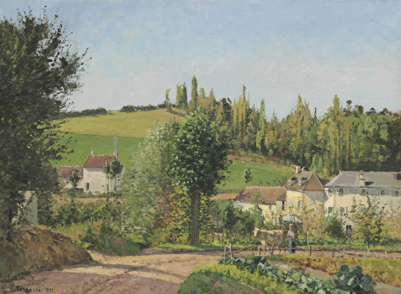 Pontoise Çevresindeki Köy - Camille Pissarro