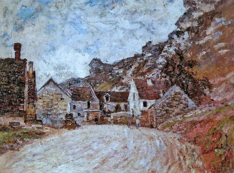 W588 kayasının eteğindeki Chantemesle Mezrası - Claude Monet