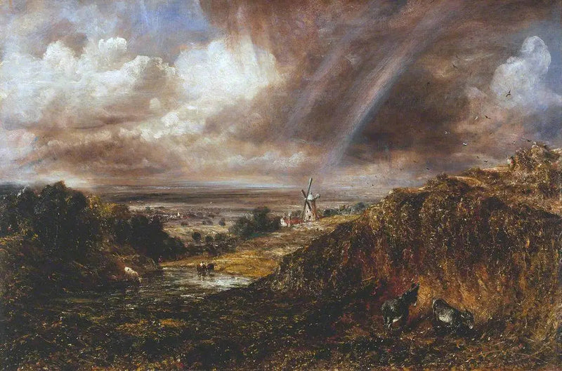 Hampstead Heath ile gökkuşağı - John Constable