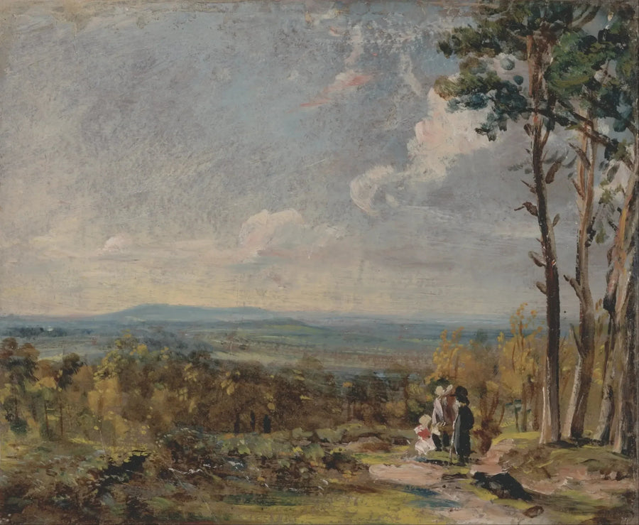 Hampstead Heath'ten Harrow yönüne - John Constable