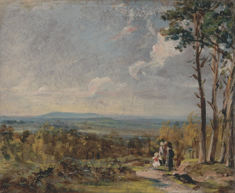 Hampstead Heath'ten Harrow yönüne - John Constable