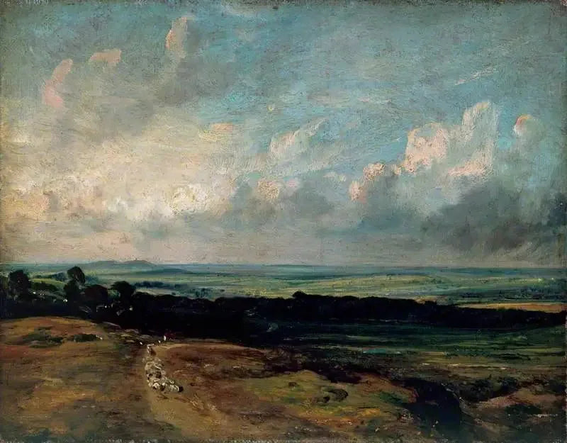 Hampstead Heath, Harrow uzakta - John Constable