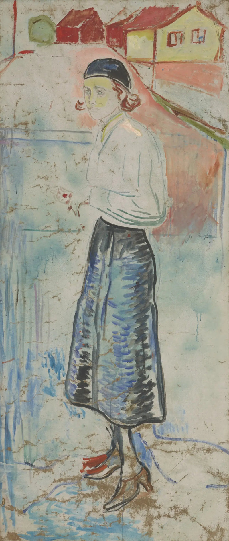Hanna Brieschke Åsgårdstrand'da - Edvard Munch