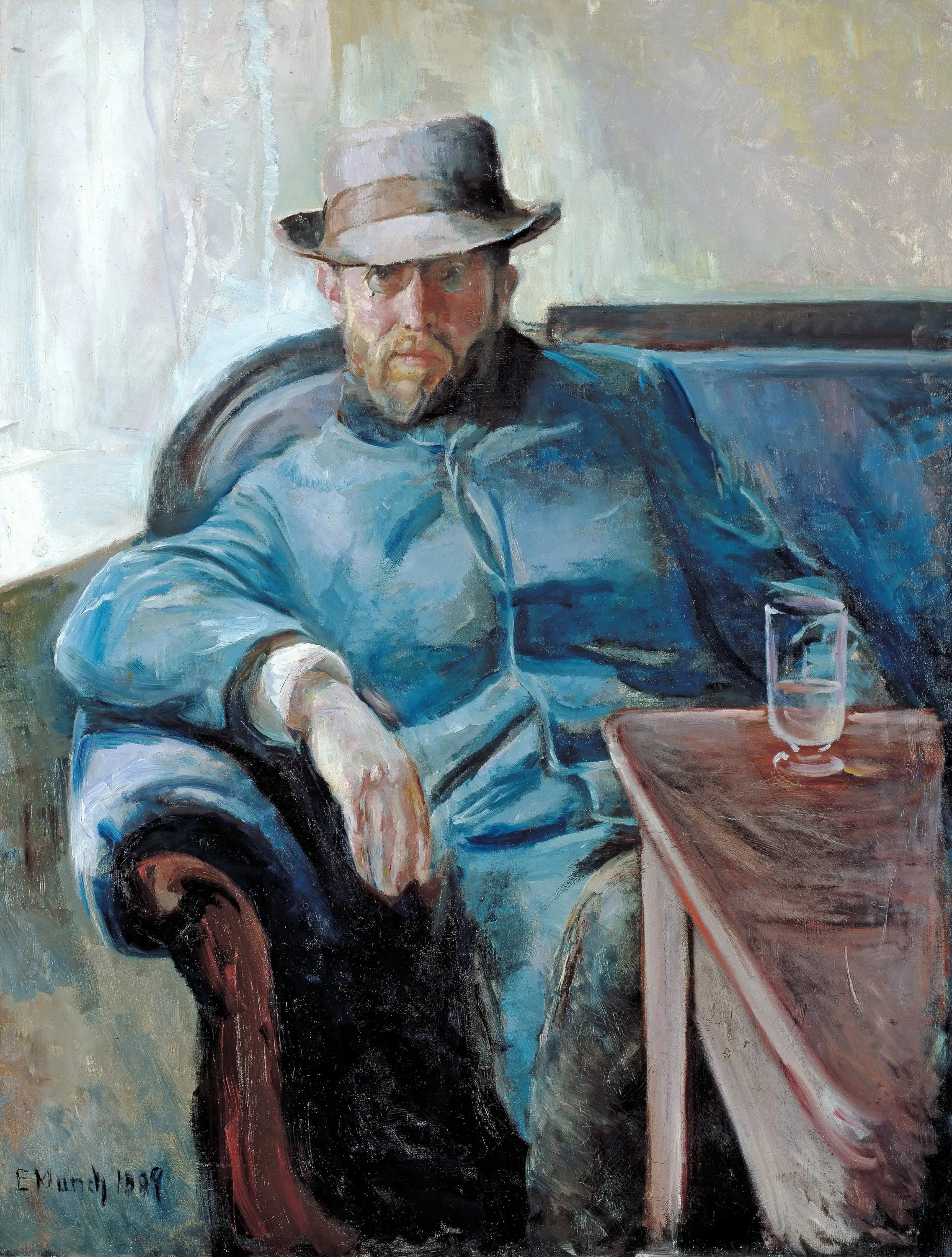 Reproduction du tableau « Hans Jæger - Edvard Munch » par Alpha Reproduction en peinture à l’huile
