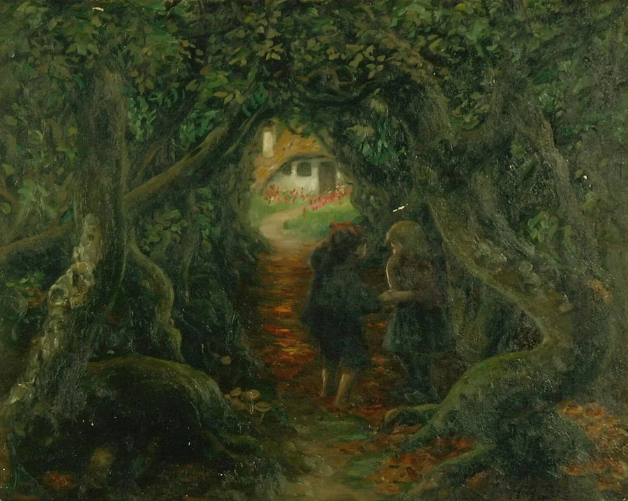 Hansel ve Gretel Cadıdaki. - H. A. Brendekilde