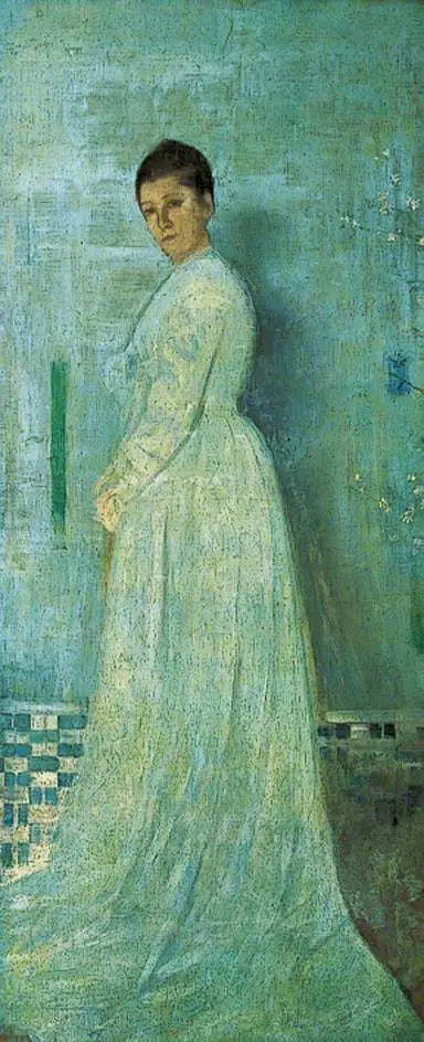 Beyaz ve mavi uyum - James Abbott McNeill Whistler
