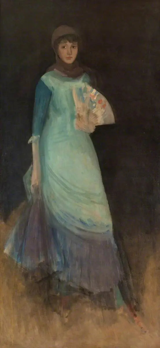 Mavi ve Mor Armoni: Miss Finch - James Abbott McNeill Whistler