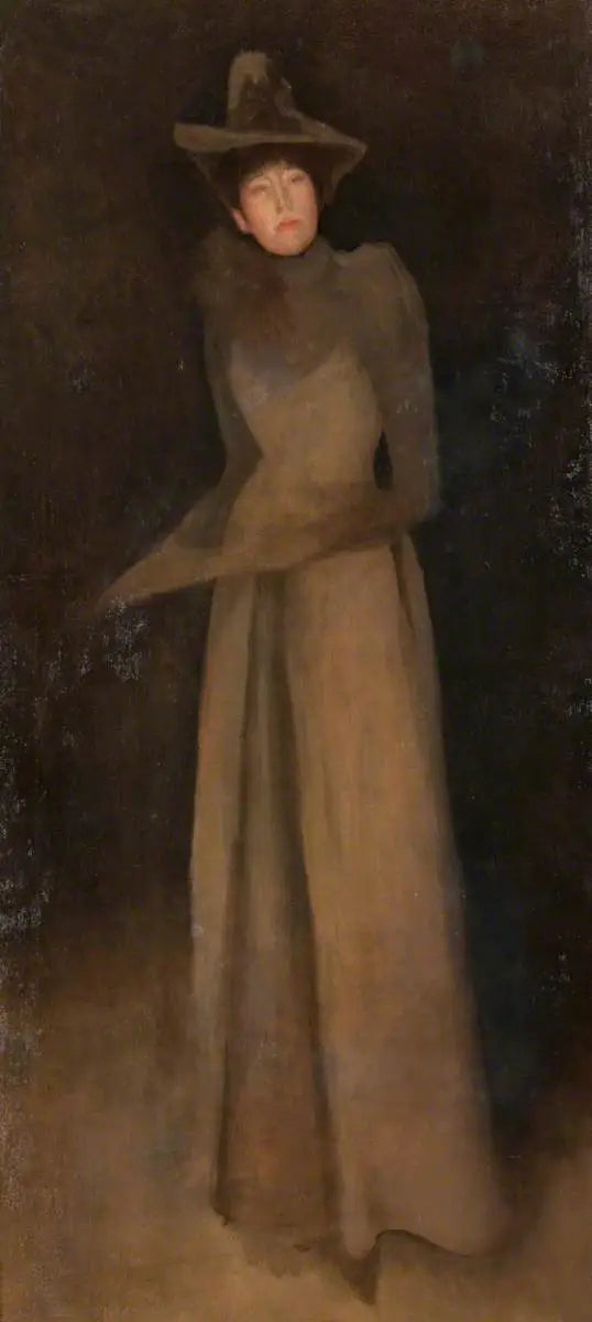 Kahverengi Uyum: 1890 civarında Şapka - James Abbott McNeill Whistler