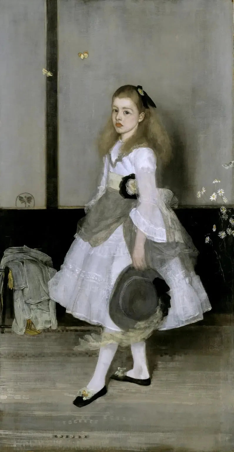 Gri ve yeşil uyum: Miss Cicely Alexander - James Abbott McNeill Whistler