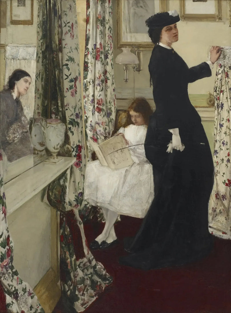 Yeşil ve pembe uyum: müzik odası - James Abbott McNeill Whistler