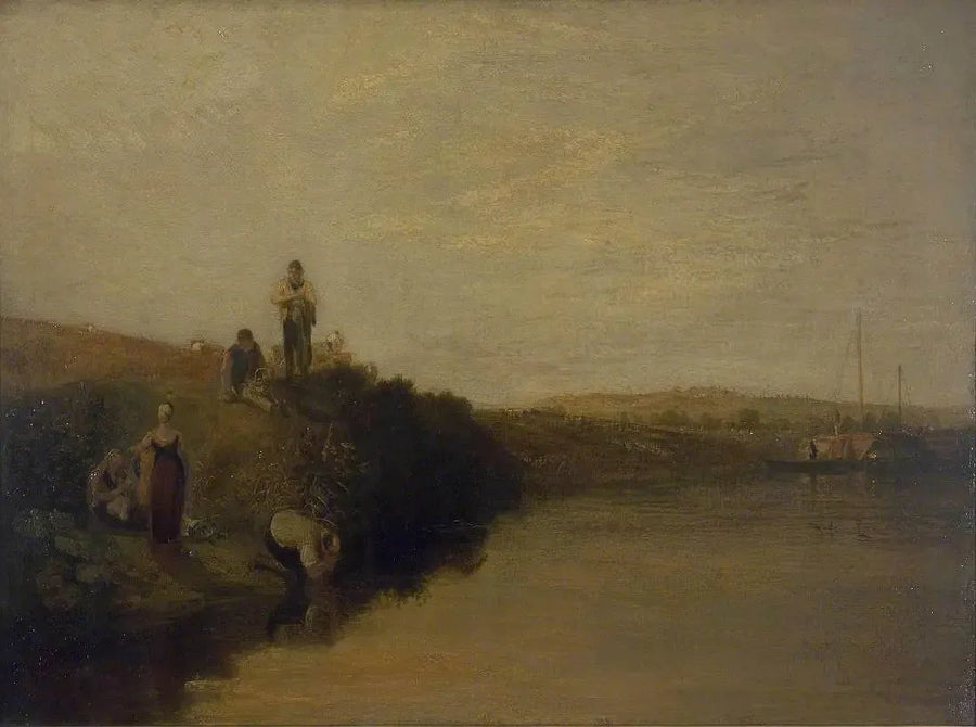 Hasat Akşam Yemeği, Kingston Bank - J. M. W. Turner