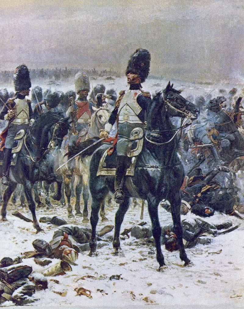 Kafaları yukarı! Lepic albay Eylau'da 8 Şubat 1807 - Édouard Detaille