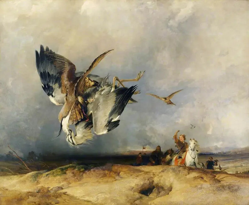Eski zamanlardaki Hawking - Edwin Henry Landseer