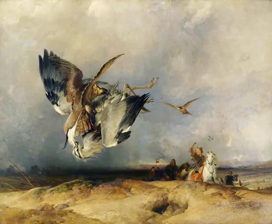 Eski zamanlardaki Hawking - Edwin Henry Landseer