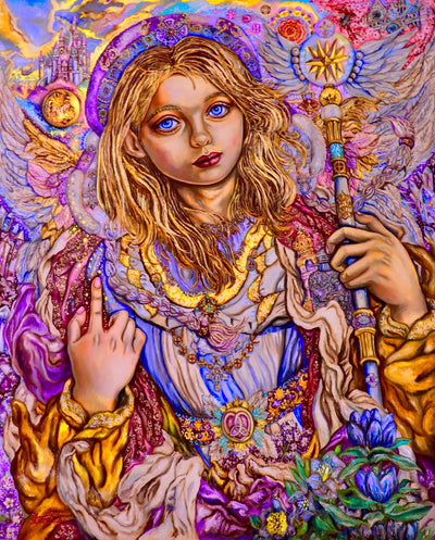 Healing Archangel Raphael - Yumi Sugai Reproductions de tableaux à la peinture à l’huile