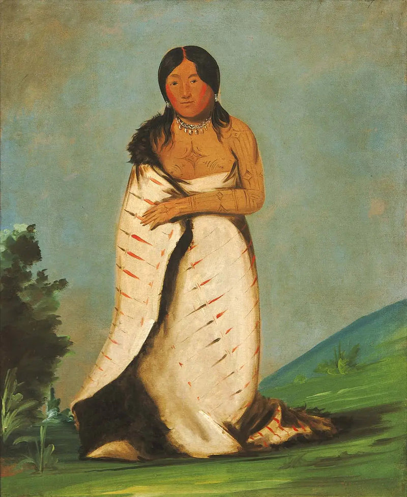 Hee-láh-dee, Fontaine Pure, Dumanın Eşi - George Catlin