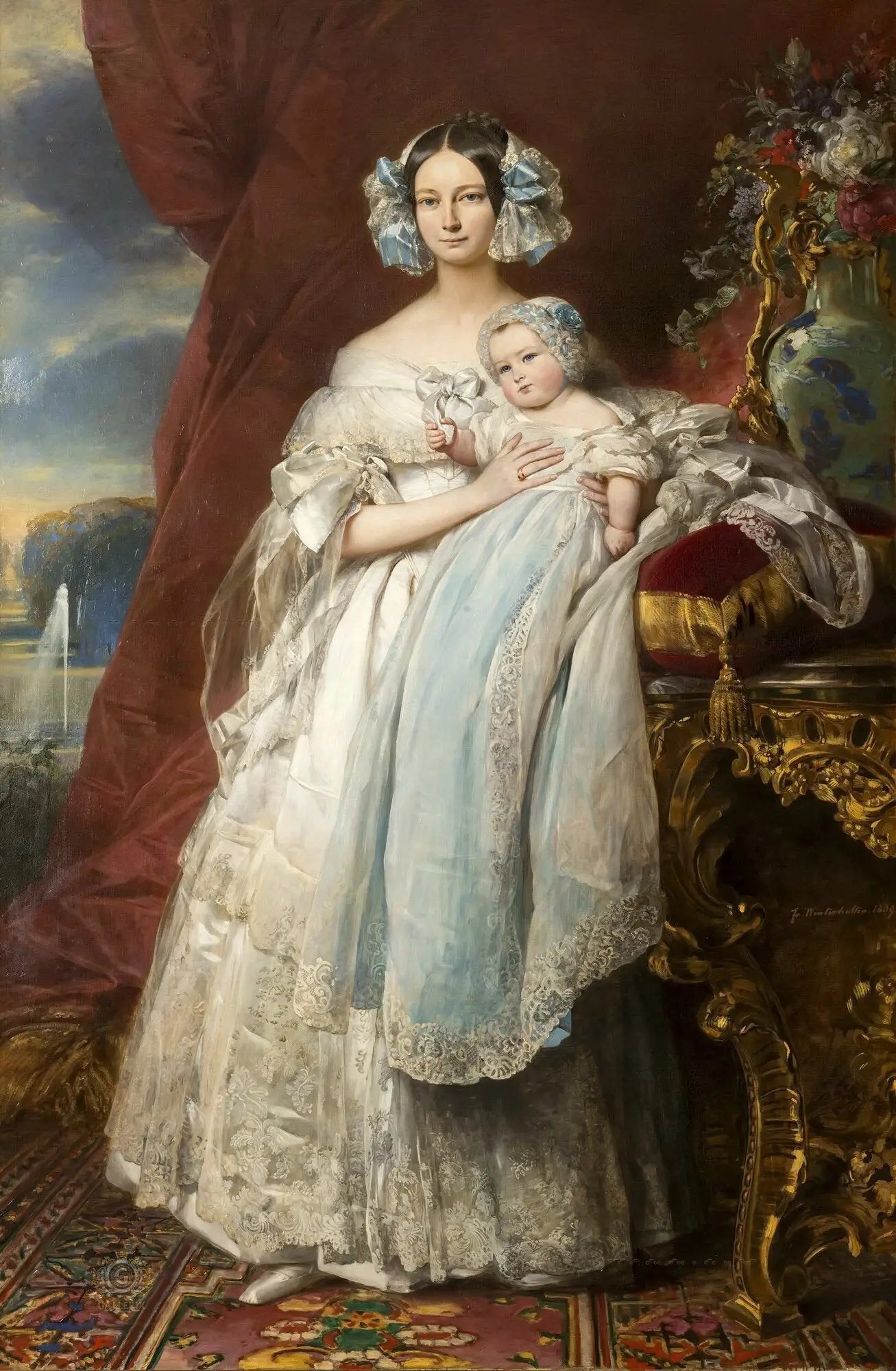 Hélène-Louise princesse de Mecklenbourg duchesse d’Orléans (1814-1858) - Franz Xaver Winterhalter - Alpha Reproduction