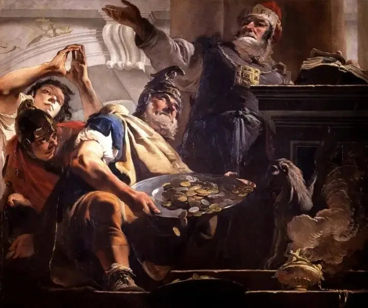 Héliodore tapınağı soymak - Giovanni Battista Tiepolo