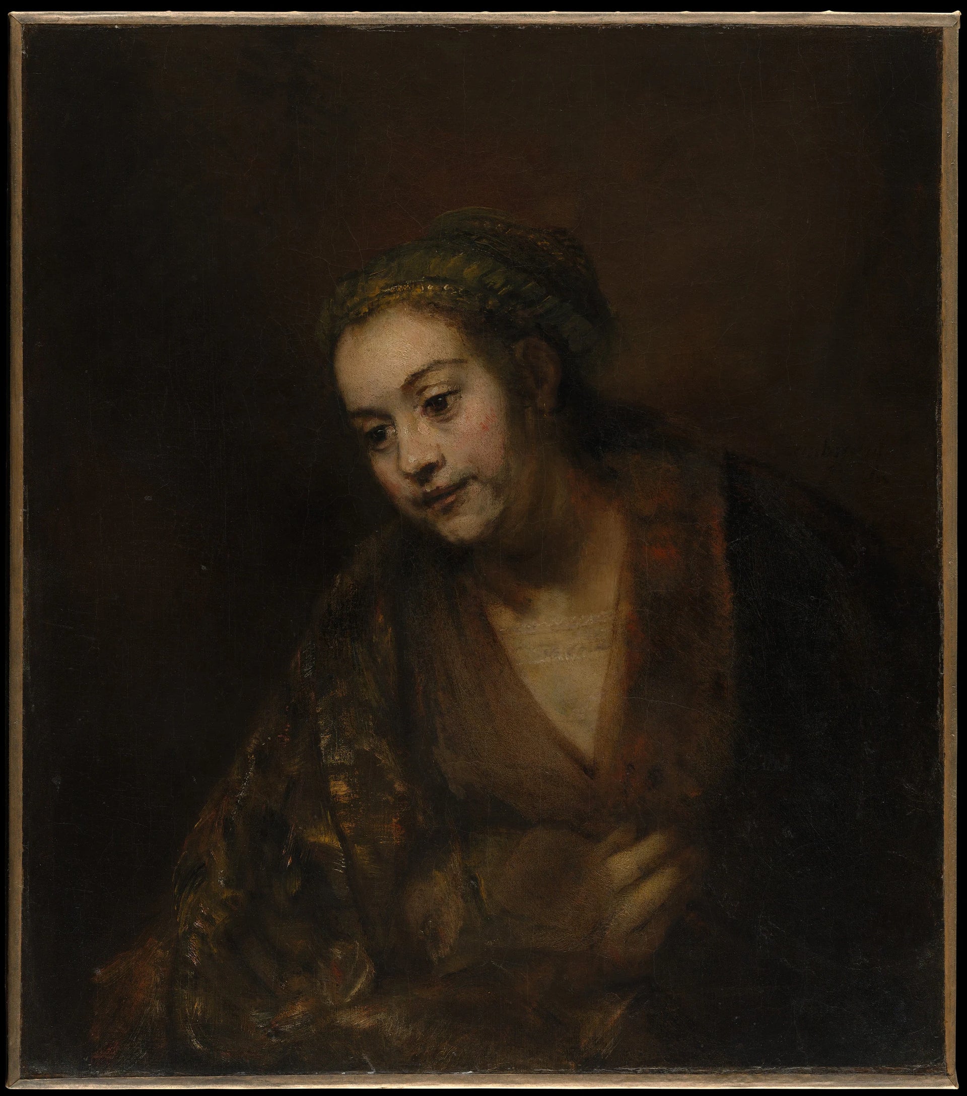 Hendrickje Stoffels (1626-1663) - Rembrandt (Rembrandt van Rijn)