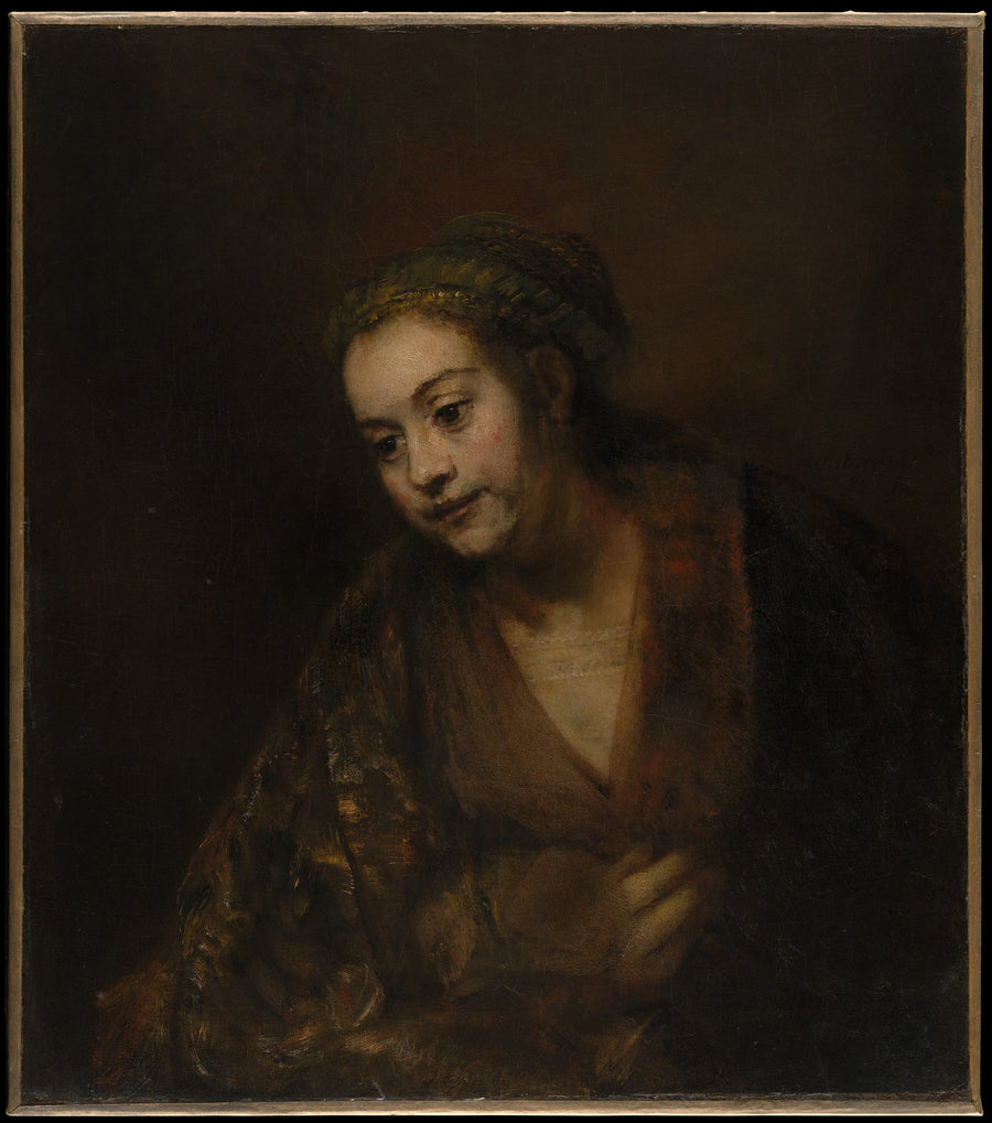 Hendrickje Stoffels — Rembrandt, milieu des années 1650, Metropolitan Museum