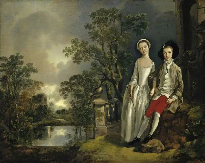Heneage Lloyd ve kız kardeşi Lucy - Thomas Gainsborough