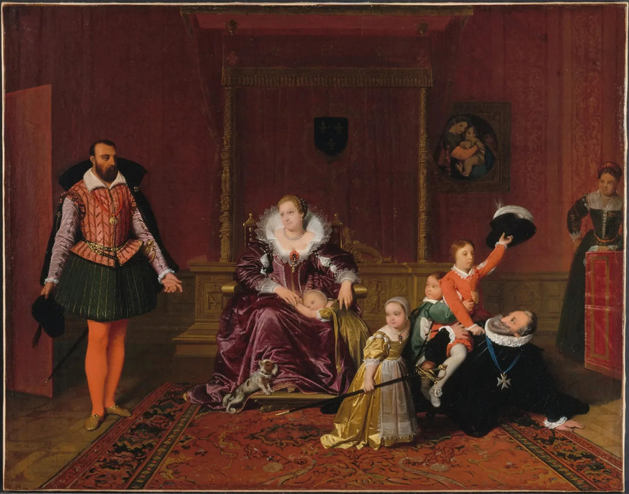 Henri IV'ün İspanyol Elçisi'ni Karşılaması - Jean-Auguste-Dominique Ingres