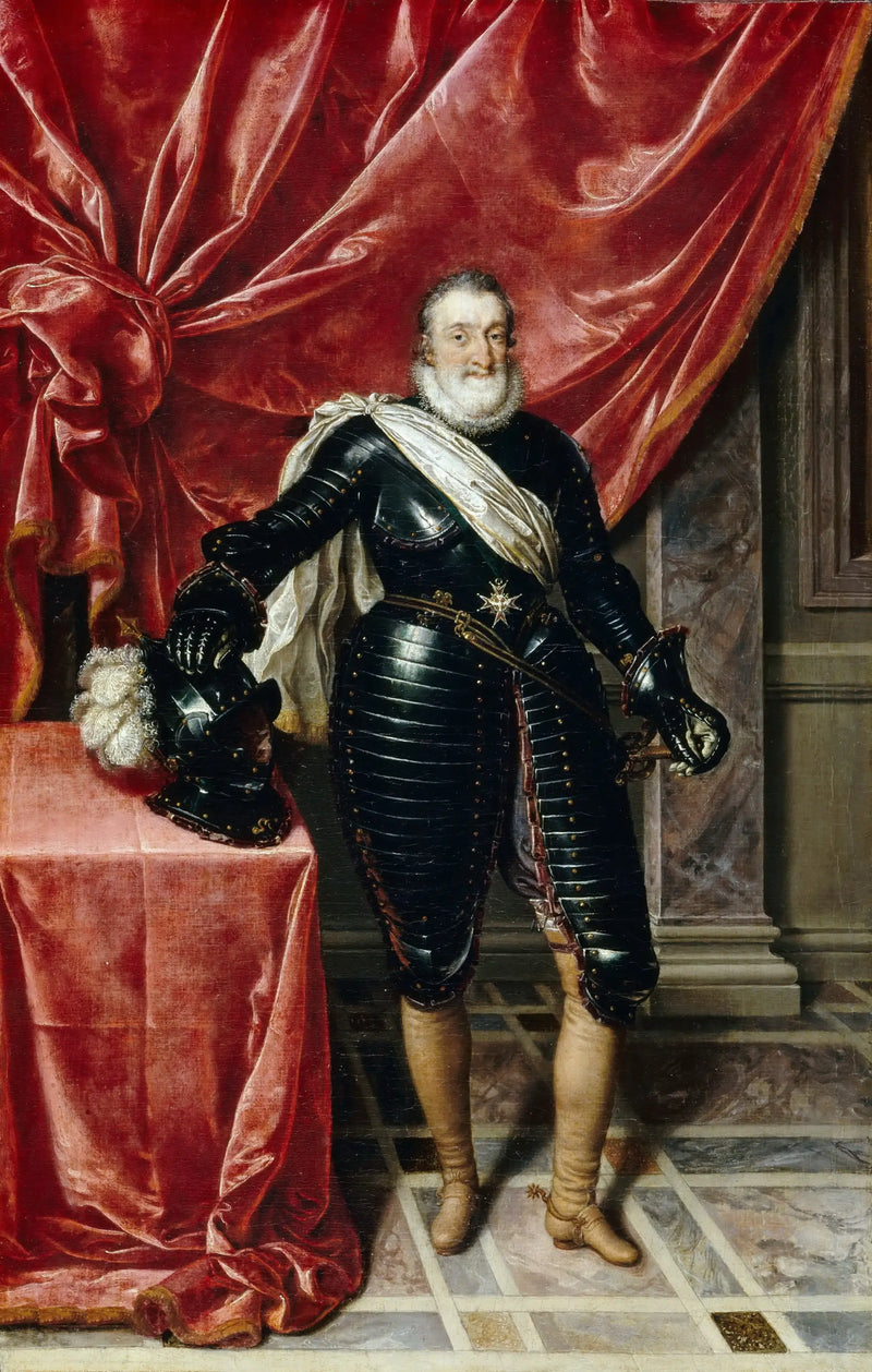 Fransız Kral Henri IV, zırh içinde - Frans Pourbus the Younger