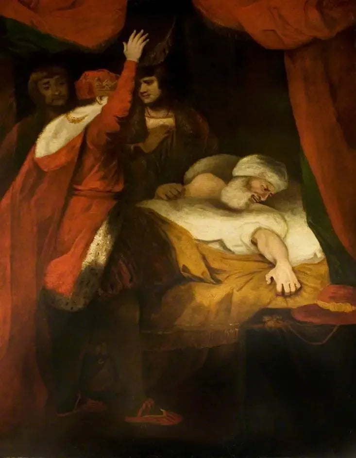 Henri VI, ikinci bölüm, sahne III, 3. sahne, Kardinal Beaufort'un ölümü (Boydell serisinden) - Joshua Reynolds