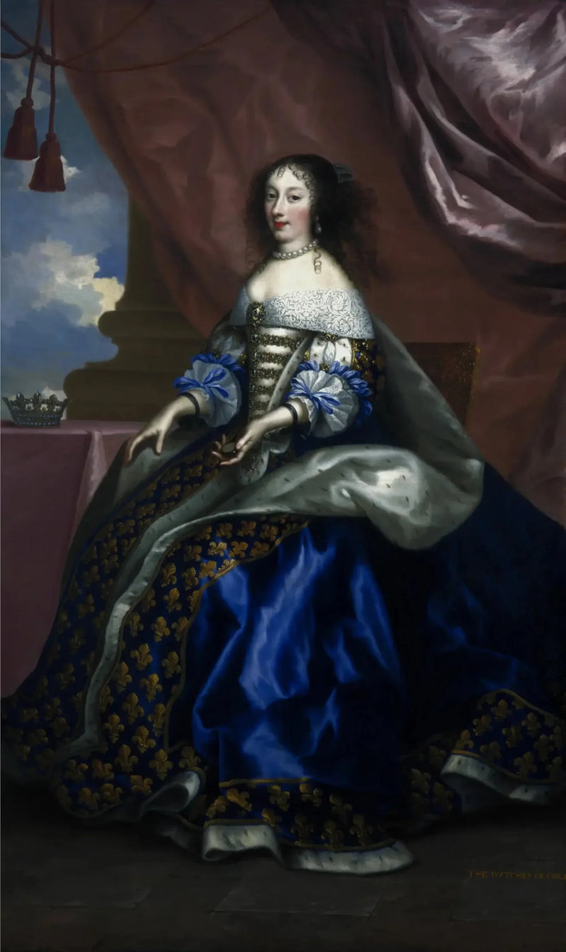 Henriette Anne, Orléans Düşesi, 1644 - 1670. Charles I'in beşinci kızı - Jean Nocret
