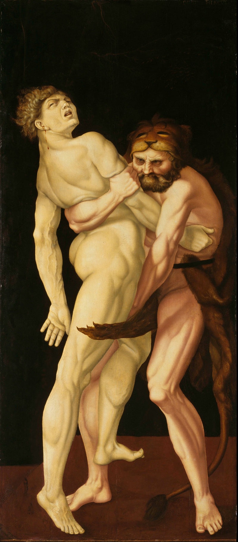 Herakles ve Antaeus - Hans Baldung Grien