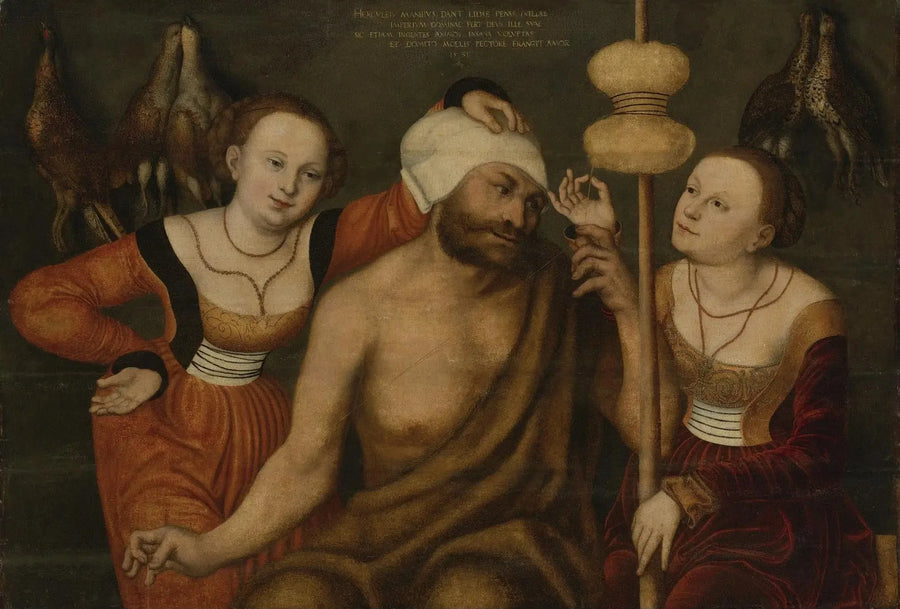 Herakles ve Omphale - Lucas Cranach the Elder