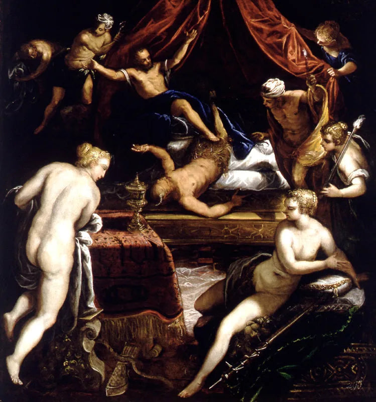 Herkül Faun'u Avlarken - Jacopo Tintoretto