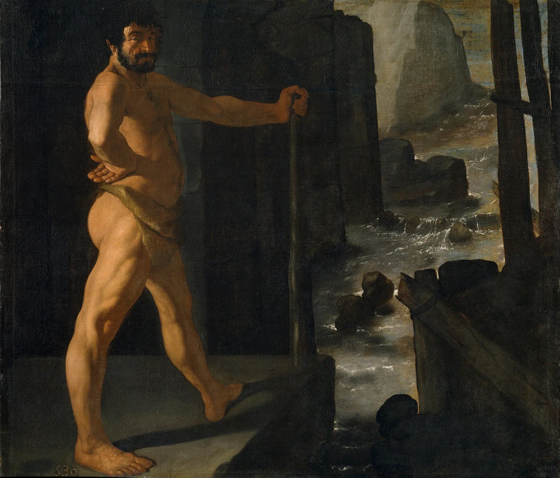 Herkül Alphée Nehrini Yönlendiren - Francisco de Zurbarán