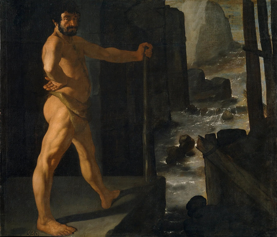 Herkül Alphée Nehrini Yönlendiren - Francisco de Zurbarán