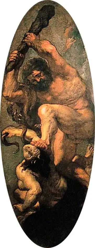 Herkül Çatışmayı Eziyor - Peter Paul Rubens