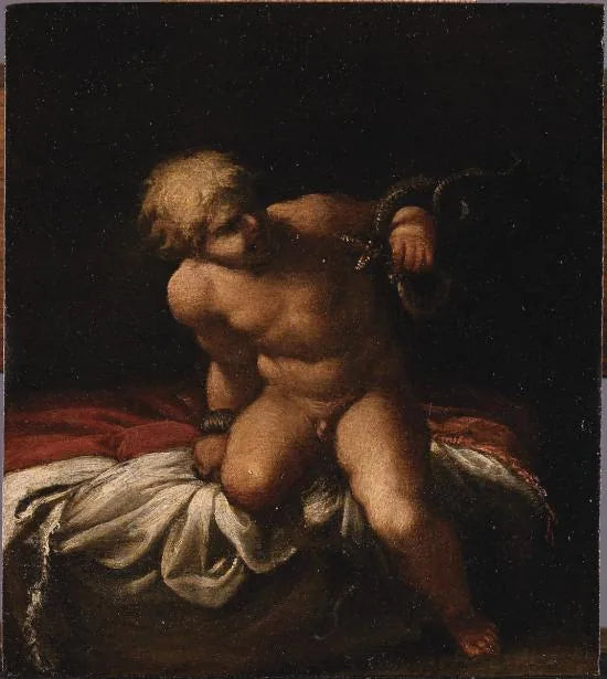 Herkül çocuk yılanları boğuyor - Annibale Carracci